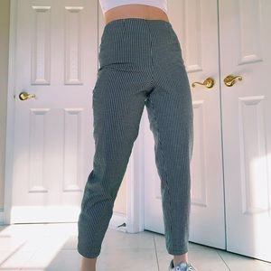 Gingham Tailored Pants